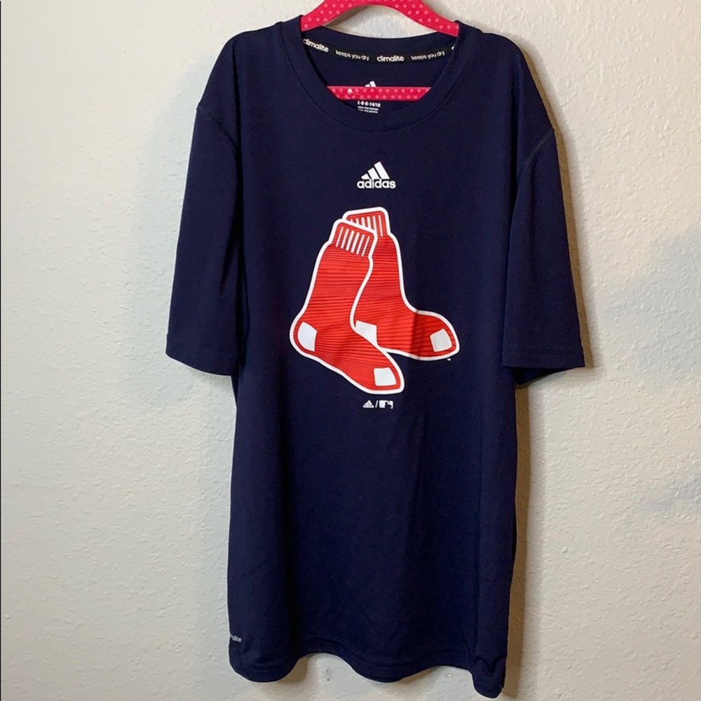 Boys’ Adidas Boston Red Sox Climalite Tee Shirt